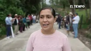 Comunidad de Cachipay construye placa huella en seis semanas