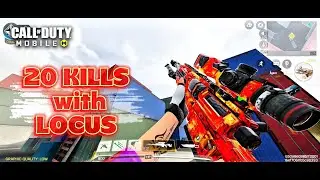 20 KILLS with the Locus Sniper 😳 COD Mobile | #CODMobile #LocusSniper