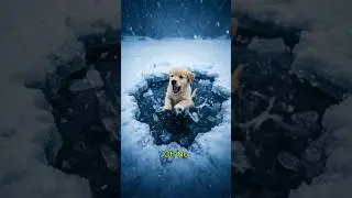 Puppy DROWNING in Frozen Lake! 😱 Watch The Incredible Rescue! #dogrescue #faithinhumanity