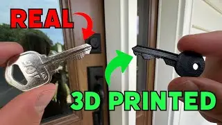 Can you 3D print a working house key?