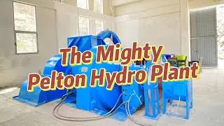 Mighty Pelton Hydro Plant#hydropowerplant #renewableenergy #forster #hydropower