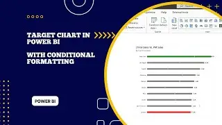 How to Create a Target Chart Using Stacked Bar in Power BI | Power BI April 2025