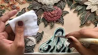 Learn Relief Work Art - Painting Techniques - Water