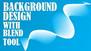Background Design With Blend Tool/Illustrator