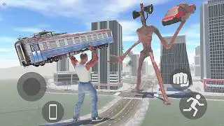 😱 GIANT SIREN HEAD ATTACKS FRANKLIN'S CITY!! Epic Train Throw Challenge 🚆💥@HeligamerSSS 