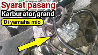 Pasang karburator grand di mio