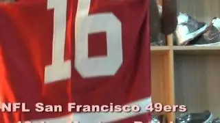 NFL San Francisco 49ers 16 Joe Montana Red Jerseys.avi