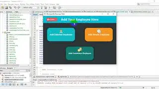 Employee Record System Java with Source Code | A Complete JavaFX Project| UAP