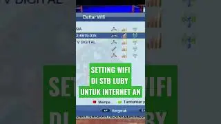 📢SETTING WIFI STB LUBY! BISA INTERNET AN