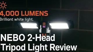 NEBO 2-Head Tripod Light Review