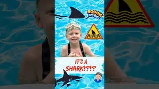 There&rsquo;s a Shark in the Pool?! 🦈 Just Kidding&hellip; It&rsquo;s Boogie! 😂 #boogieandbeyond #kidsyoutube #kidsfun