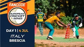 🔴 FanCode European Cricket Series Italy, Brescia, 2022 | Day 1 | T10 Live Cricket