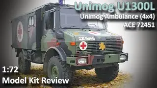 Unimog U1300L Ambulance 1/72 Model Kit Review