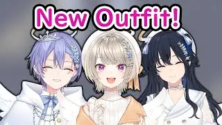 Matching Outfits! Uruha, Met, and Reid Become Angels【Vspo】