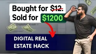 How I Made $1200 from a $12 Domain | Flip Websites for Passive Income in 2025