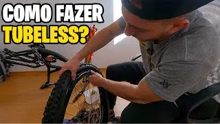 COMO FAZER TUBELESS NA BIKE (MÉTODO QUE SERVE EM QUALQUER ARO E PNEU!)