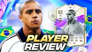 92 FUTURE STARS ICON ROBERTO CARLOS SBC PLAYER REVIEW | FC 24 Ultimate Team