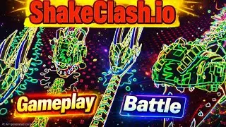 SnakeClash.io Epic Gameplay Battle 🔥 Giant Snake Fight & Pro Moves | #SC1