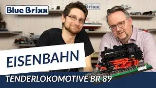 Tenderlokomotive BR 89 inklusive Display von BlueBrixx - kleine Lok ganz groß!