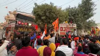 Dj Badal vs Dj Malik 🔥 Competition 💪 श्री राम यात्रा 🚩 Rampur Muzaffarnagar 🔥 22-01-2024 🕉️