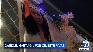 SoCal residents hold vigil for 15-year-old girl whose body was found in Tesla belonging to D4vd
