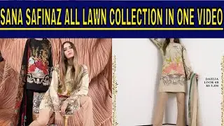 Latest Sana Safinaz Luxury Embroidered Lawn Suits Collection 2019