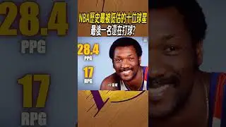 NBA歷史最被低估的十位球星，最後一名還在打球?#籃球#NBA
