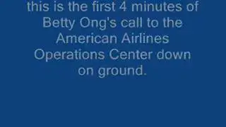 Betty Ong call from flight 11 - 9/11 world trade center