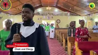 Live worship service at the Peaceful United Lutheran Church in Liberia