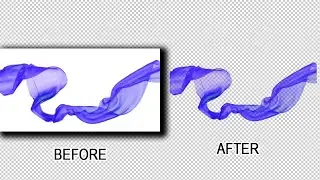 How to easily remove the background of a transparent cloth in Photoshop