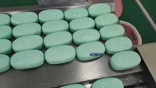 Soap Production Line On-Site | Full Process: Mixing, Extruding, Forming & Cutting | HONGDI