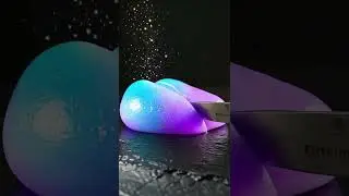Glow Foam Slice 🔆#tranquilai #asmr #art #satisfying #relax #shorts