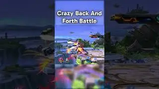 Crazy Back And Forth Battle #supersmashbros #gaming #ssbu #videogames #nintendoswitch2