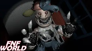 FNF FNAF WORLD: Vs Nightmare Boyfriend-Animatronic [Botplay] █ Friday Night Funkin' █