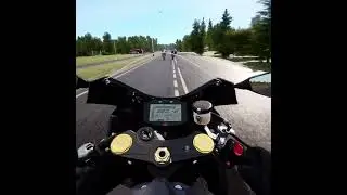 Dramatic Sportbike Crash Scene