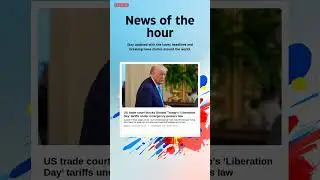 Breaking News: US trade court blocks Donald Trump&rsquo;s &lsquo;Liberation Day&rsquo; tariffs under #court