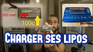 Comment Charger batterie lipo , chargeur skyrc imax b6 . #drone #racer #fpv