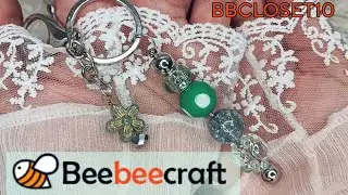BeeBeeCraft Diy Beaded Keychain | Discount Code:&nbsp;BBCloset10&nbsp;| Craft Along
