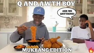 Mukbang/Q&A gone out of hand with my boy