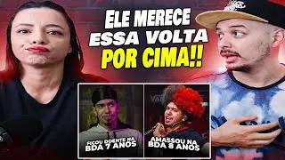 AS MAIORES VOLTAS POR CIMA das BATALHAS! [ REACT WALLZITU E CAMILA ]