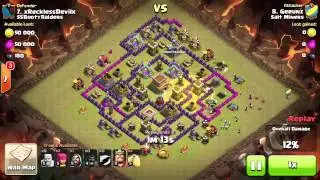 [War 59] #8 Salt Miners (Geeunz, TH8) VS #7 SSBooty Raiders (TH8). Hogs