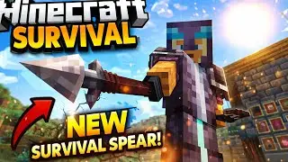 First Time Using a SPEAR in Minecraft Hardcore