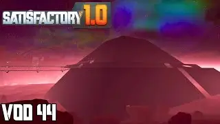 Building a Resource Train Hub In The Tyrell Corp Pyramid | Satisfactory 1.0 - VOD 44