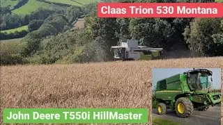 Brand New John Deere T550i HillMaster and Claas Trion 530 Montana (Hill master) Combines in Wales
