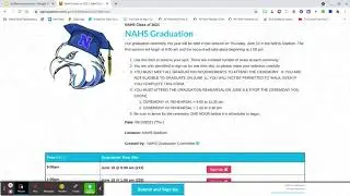 Graduation Sign Up