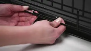 How to Secure a Dog Crate Pan Stop