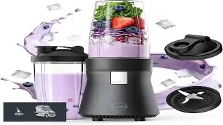 iCucina Smoothie Blender Personal Blender for Shakes and Smoothies 700W Pulse Technology