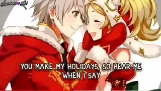 Nightcore - The Only thing i ever get for Christmas - lyrics (by Justin Bieber)