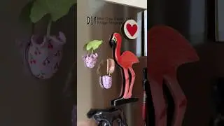 Mini vase fridge magnets ✨#shorts #youtubeshorts #diy #fyp
