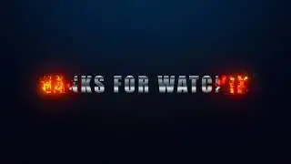 Thanks for watching outro | no copyright free template | Download |